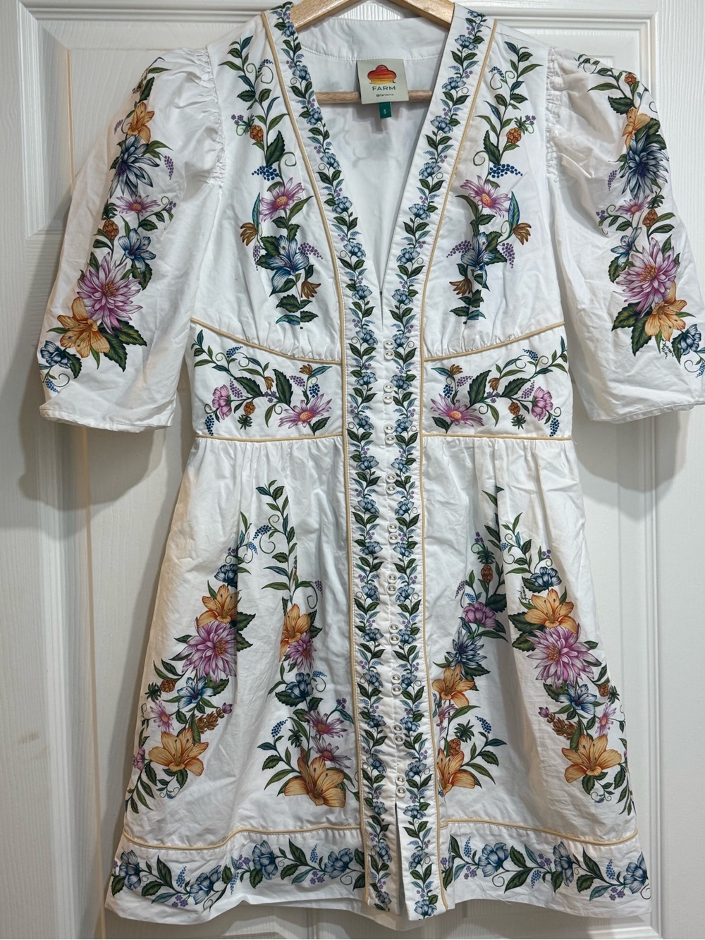 Sweet Bloom Dreamscape Cotton Shirtdress - Picture 3 of 8
